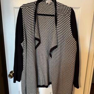 Houndstooth cardigan